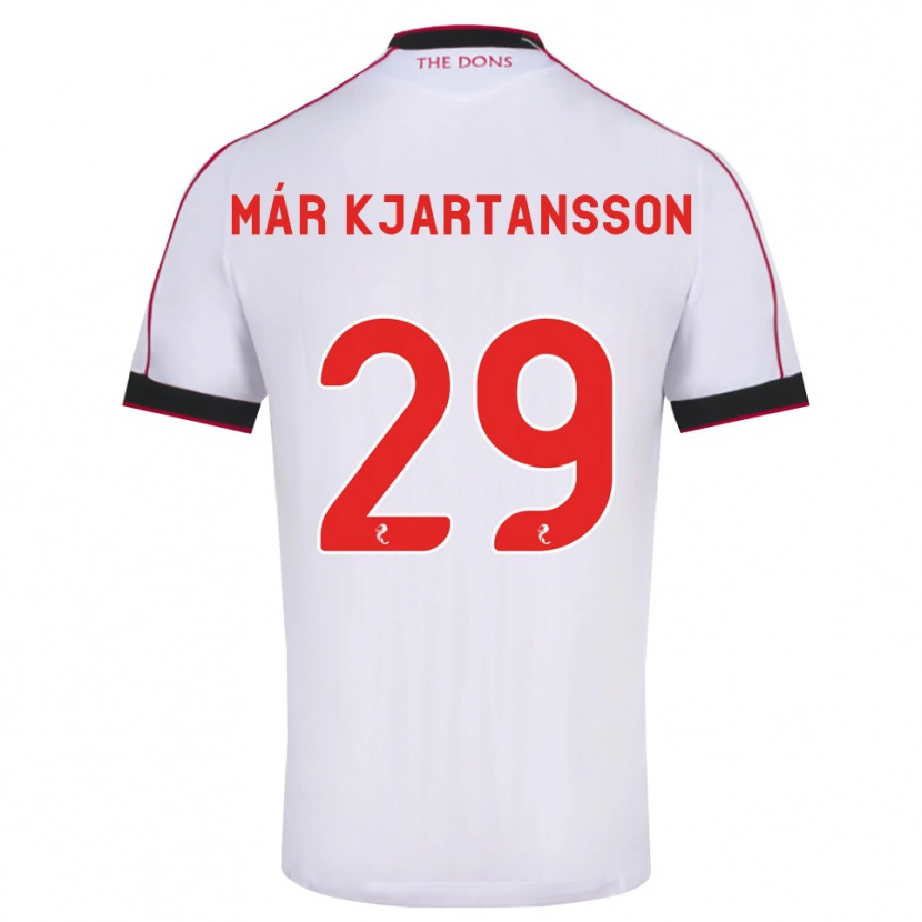 Danxen Pánské Kjartan Már Kjartansson #29 Černá Červená Bílá Daleko Hráčské Dresy 2026/27 Dres
