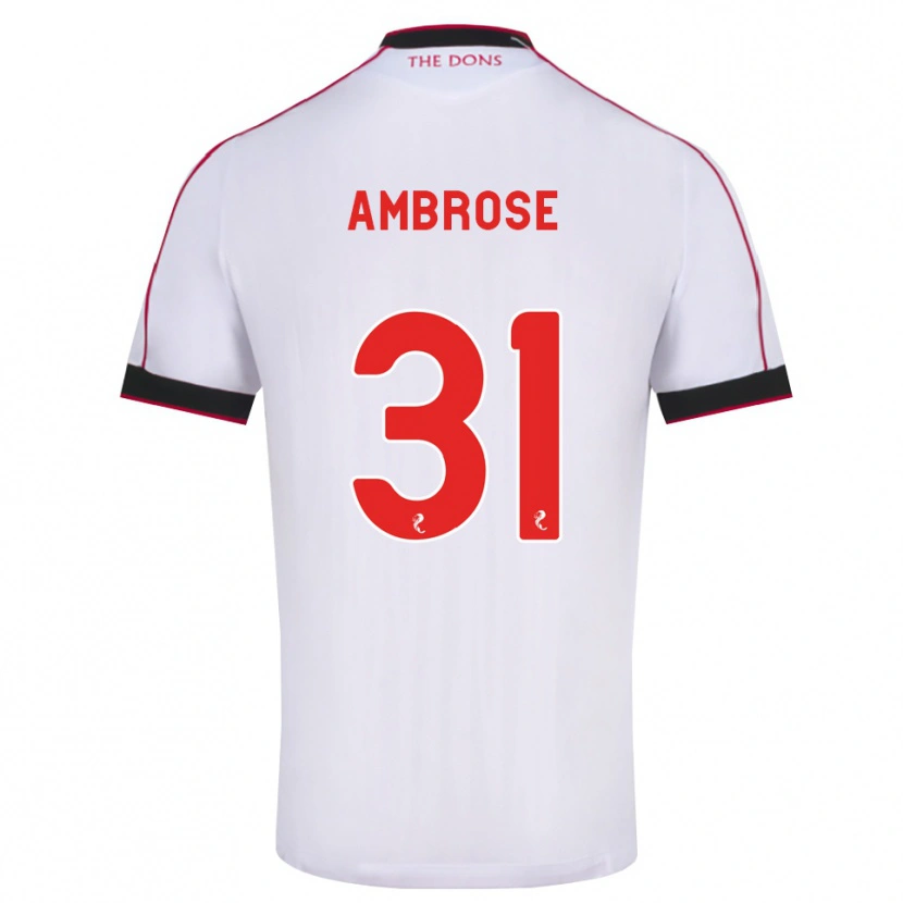 Danxen Pánské Peter Ambrose #31 Černá Červená Bílá Daleko Hráčské Dresy 2026/27 Dres