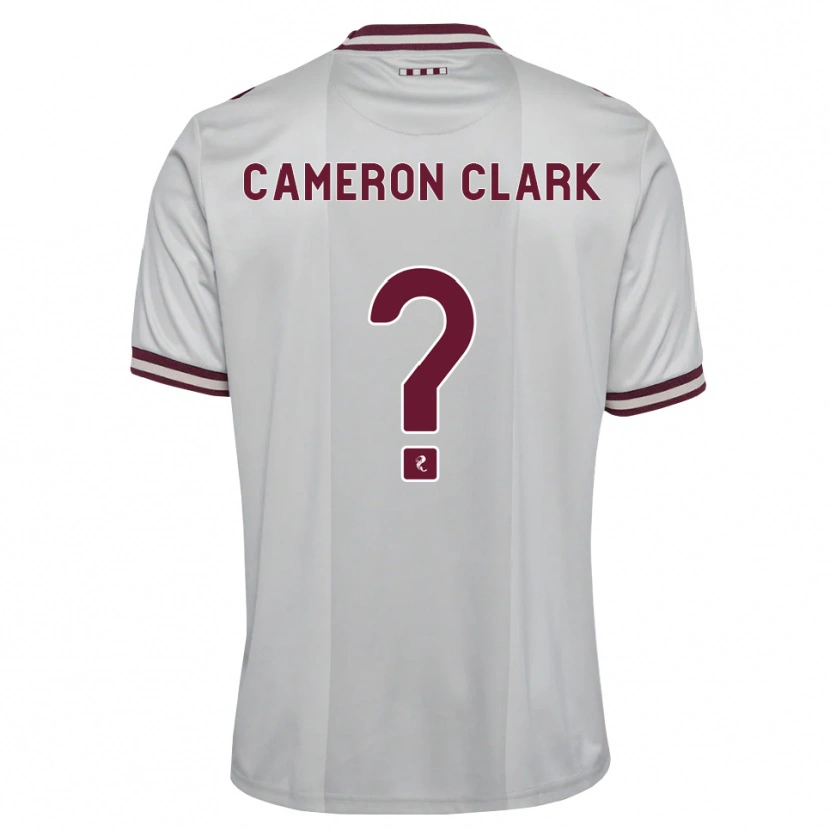 Danxen Pánské Cameron Clark #0 Bílá Purpurová Daleko Hráčské Dresy 2026/27 Dres