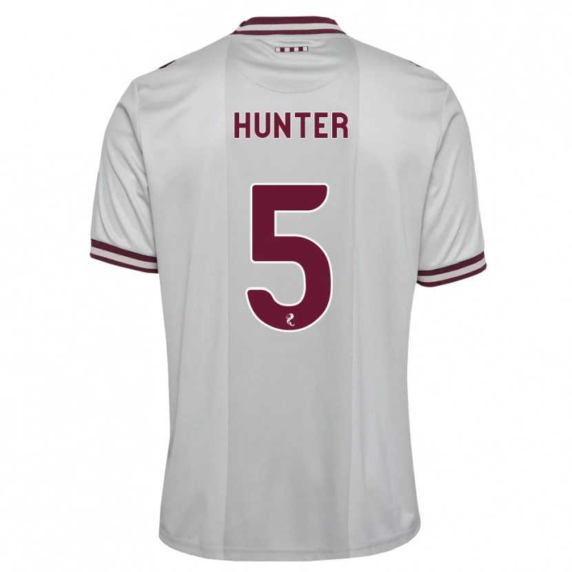 Danxen Pánské Georgia Hunter #5 Bílá Purpurová Daleko Hráčské Dresy 2026/27 Dres