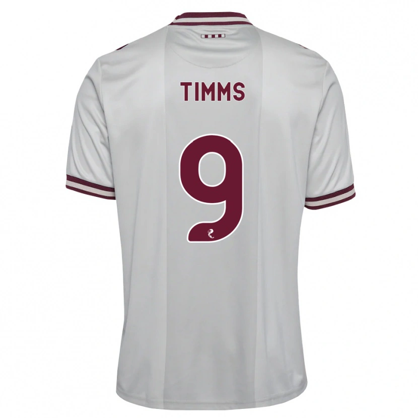 Danxen Pánské Georgia Timms #9 Bílá Purpurová Daleko Hráčské Dresy 2026/27 Dres