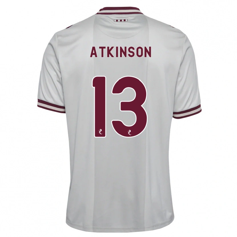 Danxen Pánské Nathaniel Atkinson #13 Bílá Purpurová Daleko Hráčské Dresy 2026/27 Dres