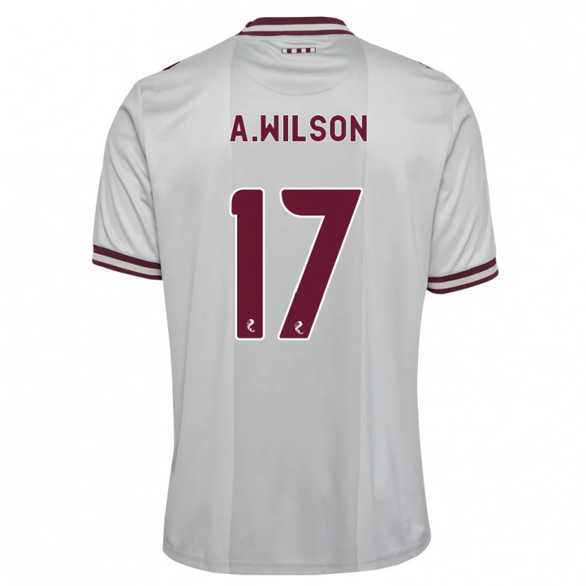 Danxen Pánské Alfie Wilson #17 Bílá Purpurová Daleko Hráčské Dresy 2026/27 Dres