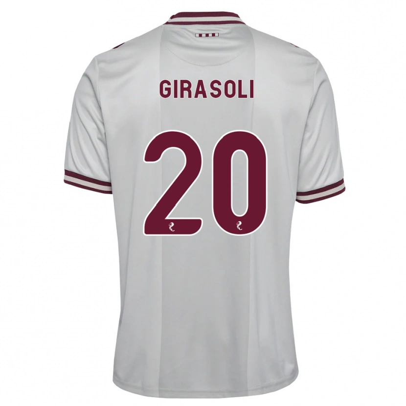 Danxen Pánské Carly Girasoli #20 Bílá Purpurová Daleko Hráčské Dresy 2026/27 Dres