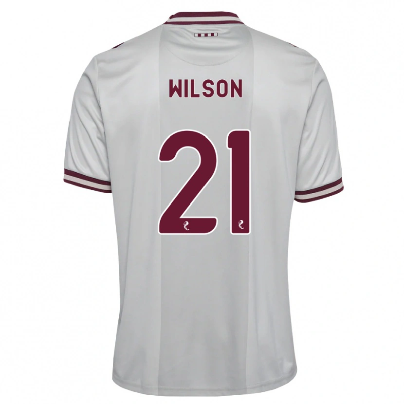 Danxen Pánské James Wilson #21 Bílá Purpurová Daleko Hráčské Dresy 2026/27 Dres