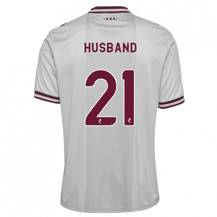 Danxen Pánské Erin Husband #21 Bílá Purpurová Daleko Hráčské Dresy 2026/27 Dres