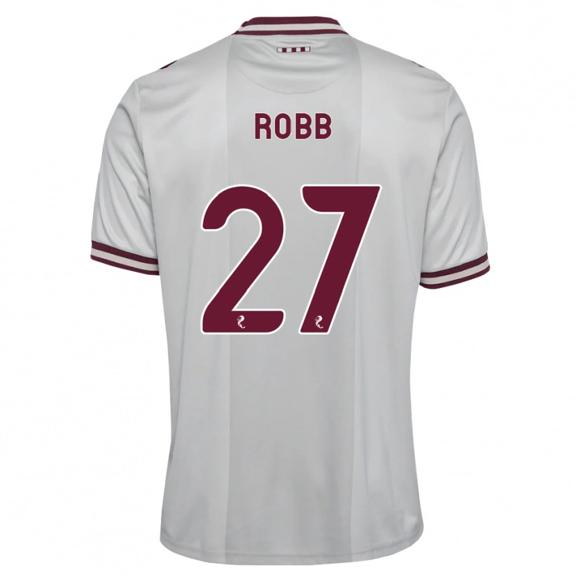 Danxen Pánské Callen Robb #27 Bílá Purpurová Daleko Hráčské Dresy 2026/27 Dres