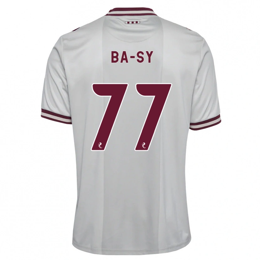 Danxen Pánské Amadou Ba-Sy #77 Bílá Purpurová Daleko Hráčské Dresy 2026/27 Dres