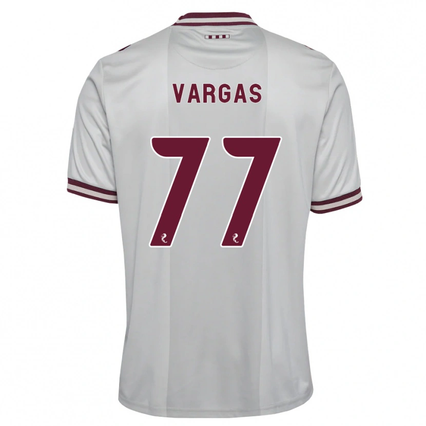 Danxen Pánské Kenneth Vargas #77 Bílá Purpurová Daleko Hráčské Dresy 2026/27 Dres