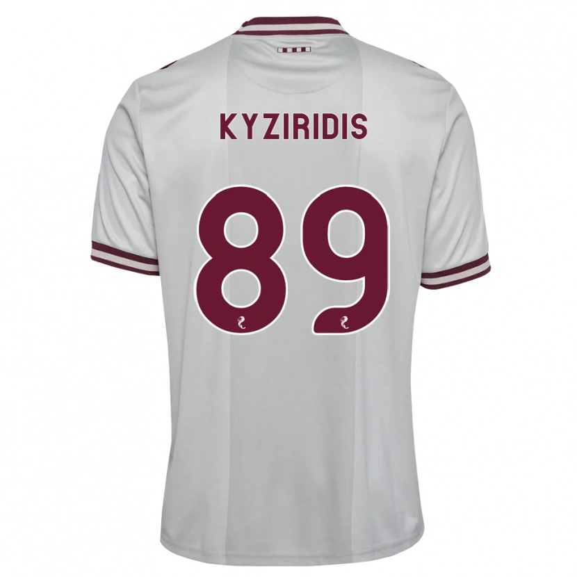 Danxen Pánské Alexandros Kyziridis #89 Bílá Purpurová Daleko Hráčské Dresy 2026/27 Dres