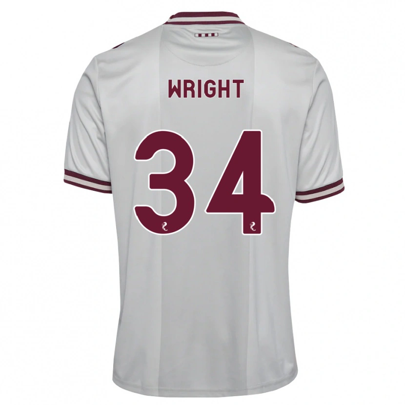 Danxen Pánské Kieran Wright #34 Bílá Purpurová Daleko Hráčské Dresy 2026/27 Dres