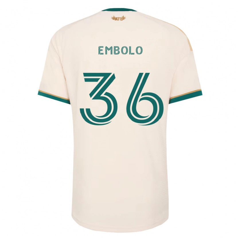 Danxen Pánské Breel Embolo #36 Šampaňská Zelená Daleko Hráčské Dresy 2026/27 Dres