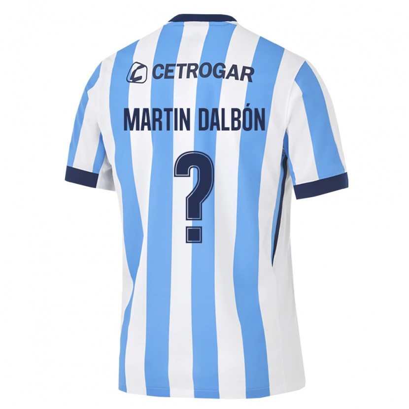 Danxen Dámské Juan Martin Dalbón #0 Světle Modrá Bílá Černá Domů Hráčské Dresy 2026/27 Dres