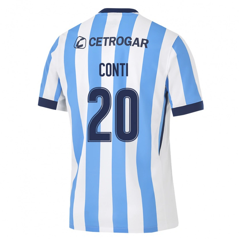 Danxen Dámské Germán Conti #20 Světle Modrá Bílá Černá Domů Hráčské Dresy 2026/27 Dres