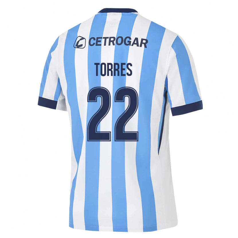 Danxen Dámské Elías Torres #22 Světle Modrá Bílá Černá Domů Hráčské Dresy 2026/27 Dres