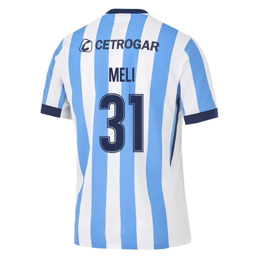 Danxen Dámské Marcelo Meli #31 Světle Modrá Bílá Černá Domů Hráčské Dresy 2026/27 Dres