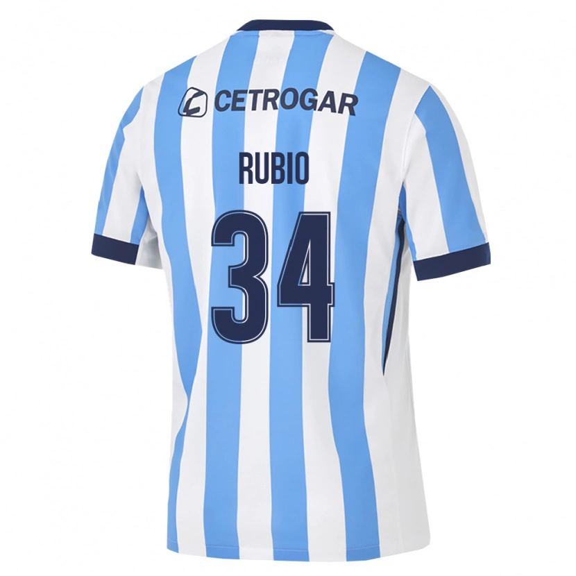 Danxen Dámské Tobías Rubio #34 Světle Modrá Bílá Černá Domů Hráčské Dresy 2026/27 Dres