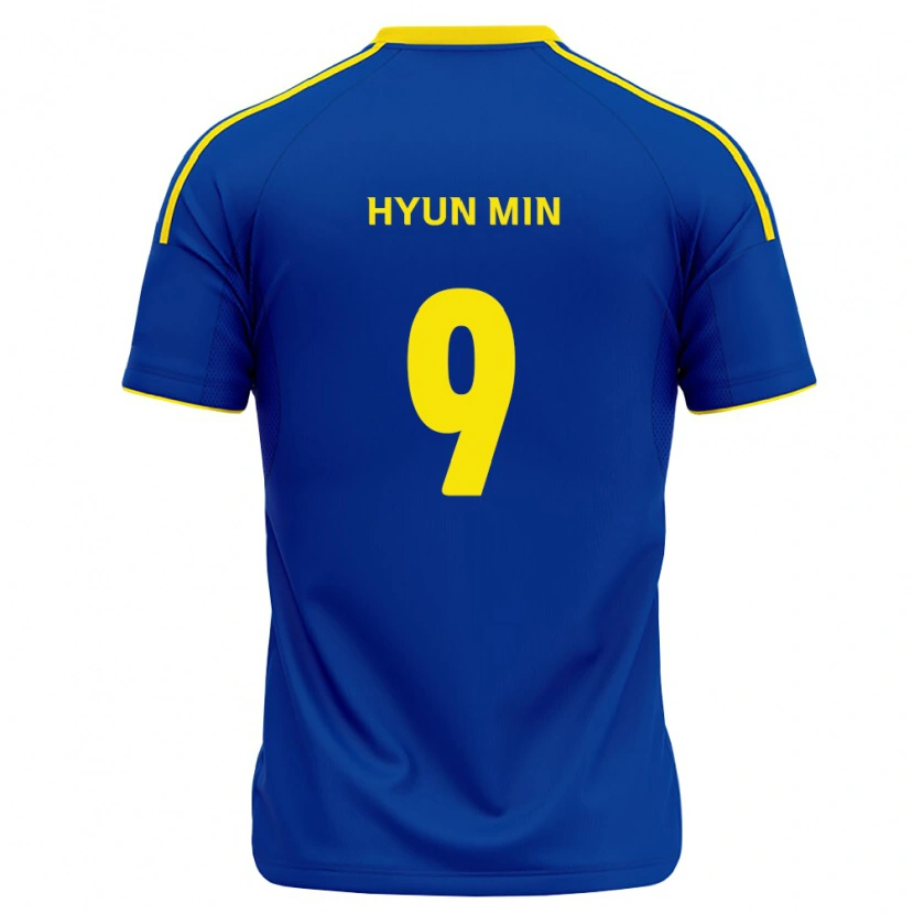 Danxen Dámské Hyun-Min Oh #9 Královsky Modrá Žlutá Domů Hráčské Dresy 2026/27 Dres