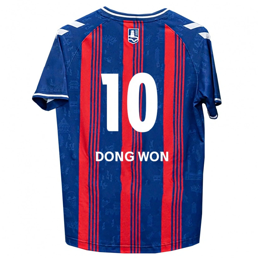 Danxen Dámské Dong-Won Ji #10 Modrá Červená Bílá Domů Hráčské Dresy 2026/27 Dres