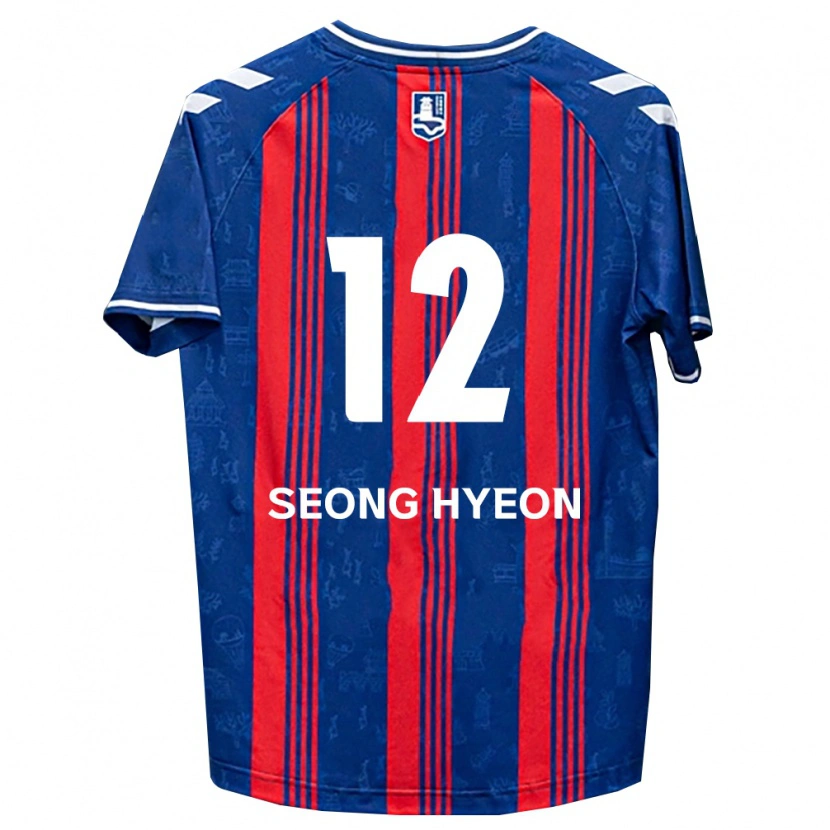 Danxen Dámské Seong-Hyeon Choi #12 Modrá Červená Bílá Domů Hráčské Dresy 2026/27 Dres