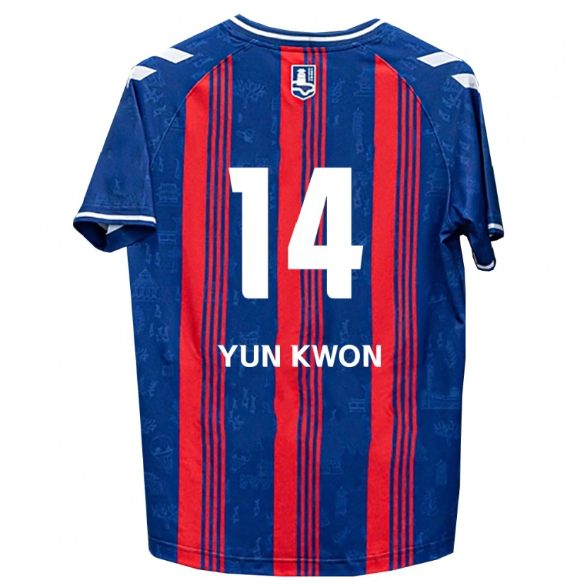 Danxen Dámské Yun-Kwon Cho #14 Modrá Červená Bílá Domů Hráčské Dresy 2026/27 Dres