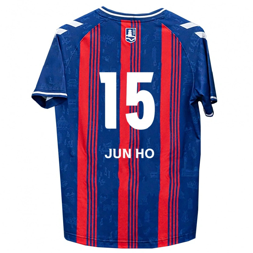 Danxen Dámské Jun-Ho Hong #15 Modrá Červená Bílá Domů Hráčské Dresy 2026/27 Dres