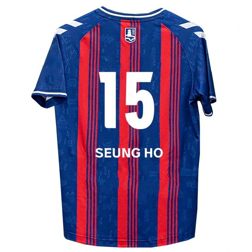 Danxen Dámské Seung-Ho Cho #15 Modrá Červená Bílá Domů Hráčské Dresy 2026/27 Dres