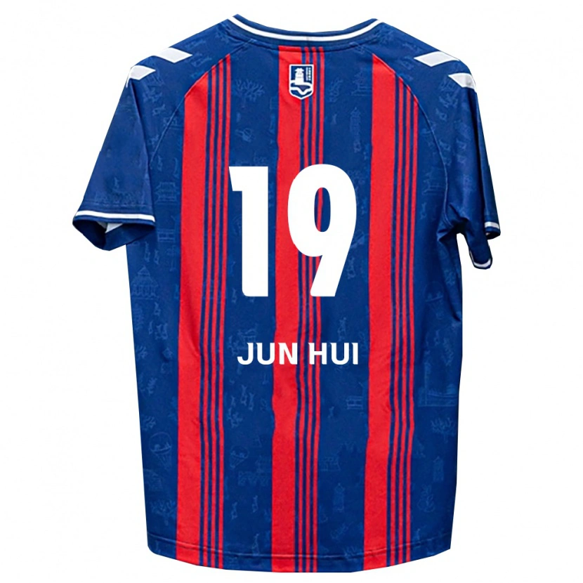 Danxen Dámské Jun-Hui Park #19 Modrá Červená Bílá Domů Hráčské Dresy 2026/27 Dres