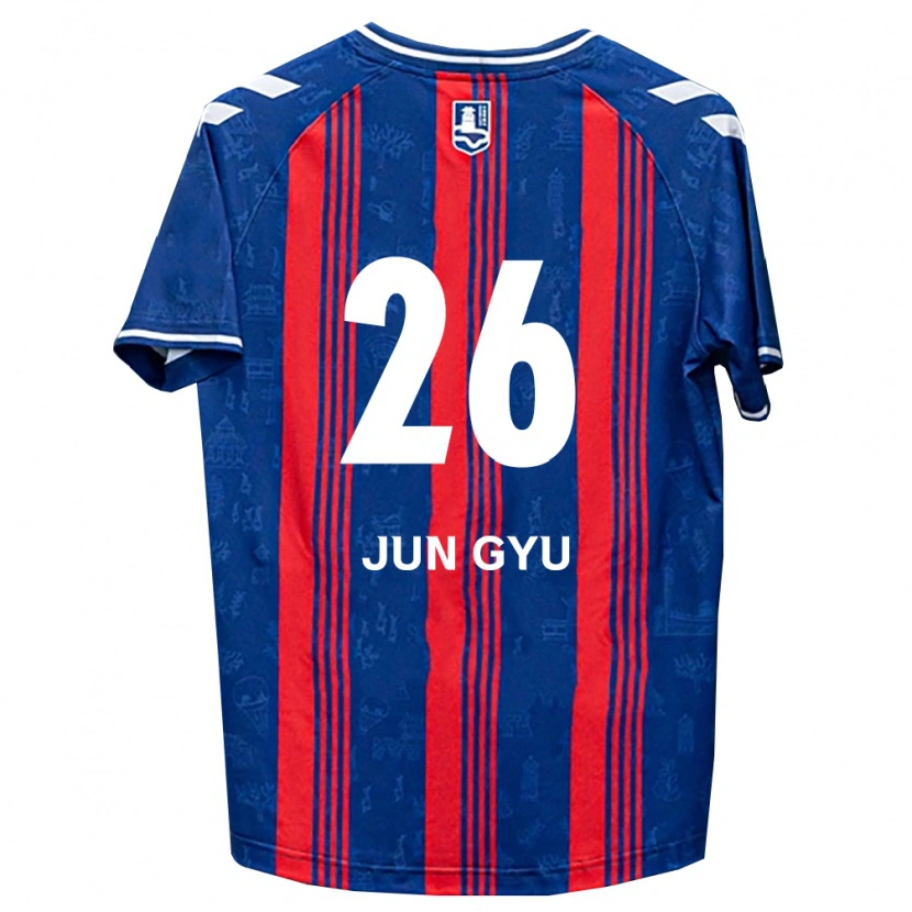 Danxen Dámské Jun-Gyu Ahn #26 Modrá Červená Bílá Domů Hráčské Dresy 2026/27 Dres