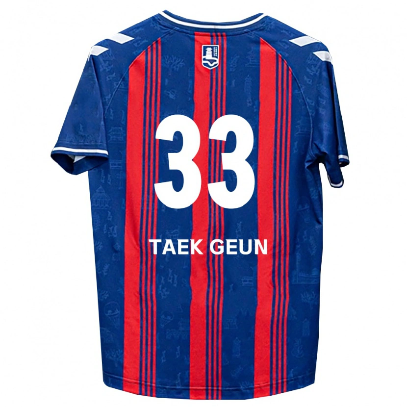 Danxen Dámské Taek-Geun Lee #33 Modrá Červená Bílá Domů Hráčské Dresy 2026/27 Dres