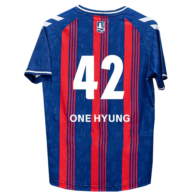 Danxen Dámské One-Hyung Kim #42 Modrá Červená Bílá Domů Hráčské Dresy 2026/27 Dres
