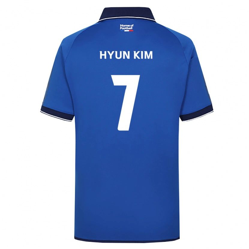 Danxen Dámské Hyun Kim #7 Královsky Modrá Bílá Červená Domů Hráčské Dresy 2026/27 Dres