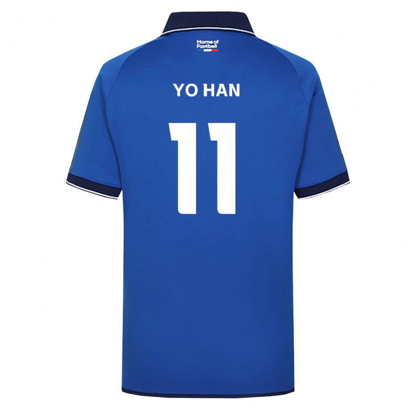 Danxen Dámské Yo-Han Jang #11 Královsky Modrá Bílá Červená Domů Hráčské Dresy 2026/27 Dres