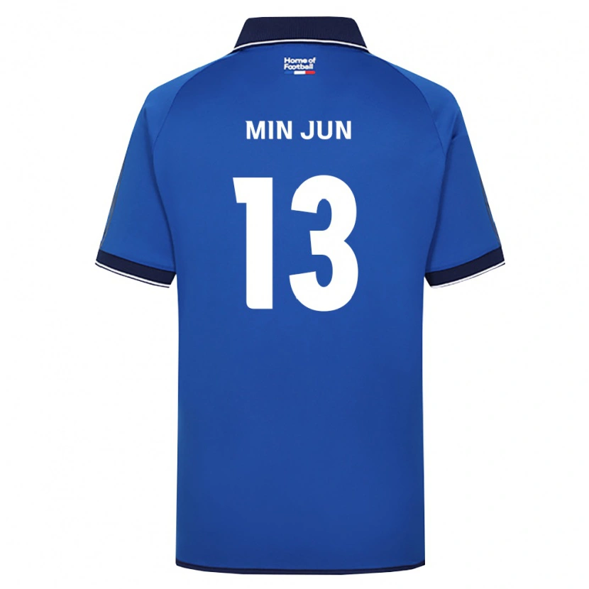 Danxen Dámské Min-Jun Yeo #13 Královsky Modrá Bílá Červená Domů Hráčské Dresy 2026/27 Dres