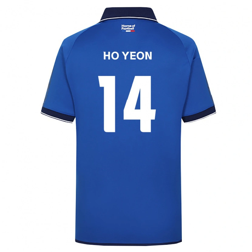 Danxen Dámské Ho-Yeon Jung #14 Královsky Modrá Bílá Červená Domů Hráčské Dresy 2026/27 Dres