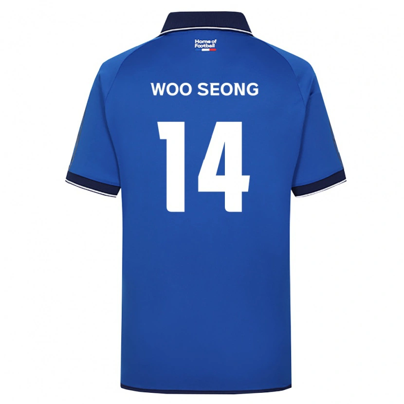 Danxen Dámské Woo-Seong Seo #14 Královsky Modrá Bílá Červená Domů Hráčské Dresy 2026/27 Dres
