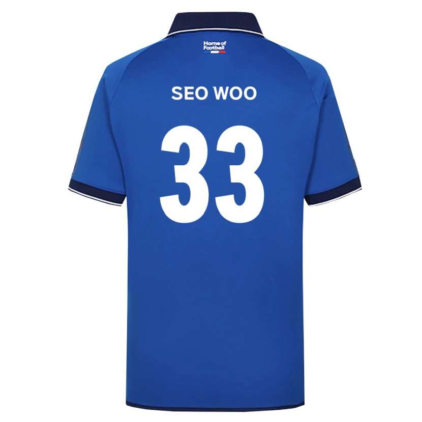 Danxen Dámské Seo-Woo Jeong #33 Královsky Modrá Bílá Červená Domů Hráčské Dresy 2026/27 Dres