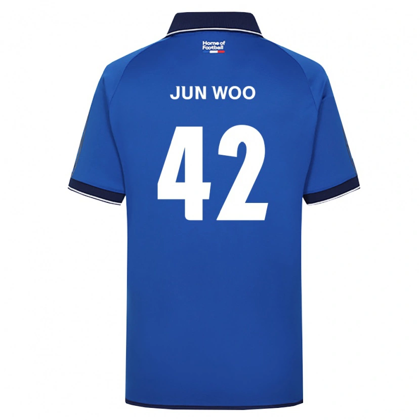 Danxen Dámské Jun-Woo Lee #42 Královsky Modrá Bílá Červená Domů Hráčské Dresy 2026/27 Dres