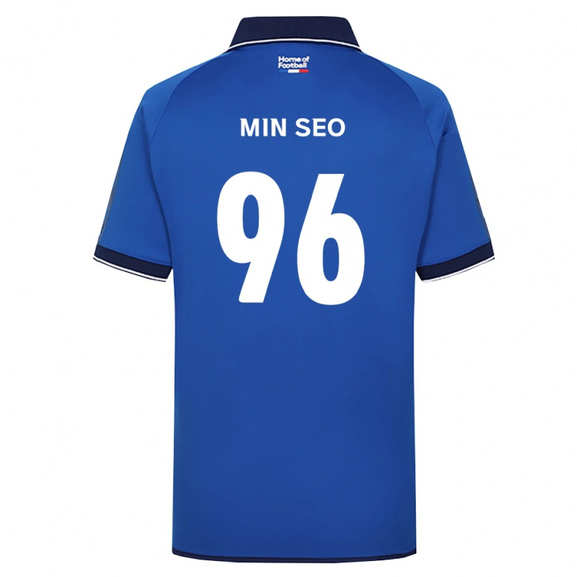Danxen Dámské Min-Seo Koo #96 Královsky Modrá Bílá Červená Domů Hráčské Dresy 2026/27 Dres