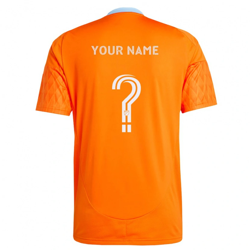 Danxen Dámské Tvé Jméno #0 Oranžová Bílá Domů Hráčské Dresy 2026/27 Dres
