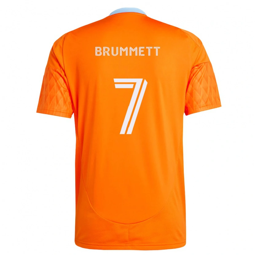 Danxen Dámské Austin Brummett #7 Oranžová Bílá Domů Hráčské Dresy 2026/27 Dres
