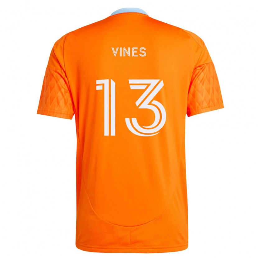 Danxen Dámské Sam Vines #13 Oranžová Bílá Domů Hráčské Dresy 2026/27 Dres