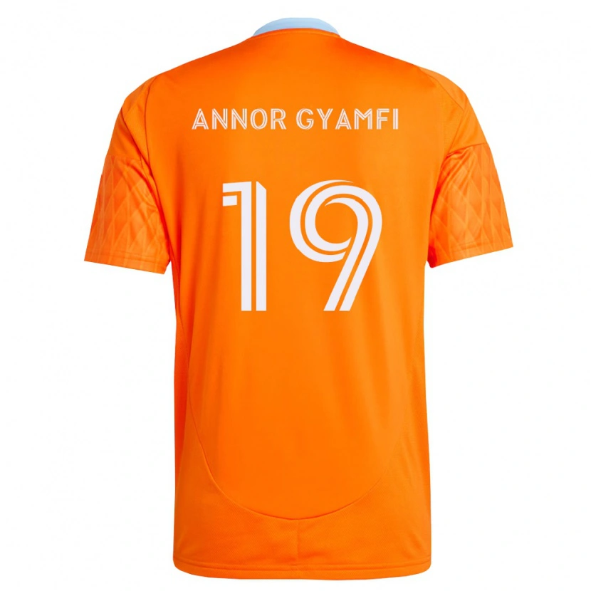 Danxen Dámské Stephen Annor Gyamfi #19 Oranžová Bílá Domů Hráčské Dresy 2026/27 Dres