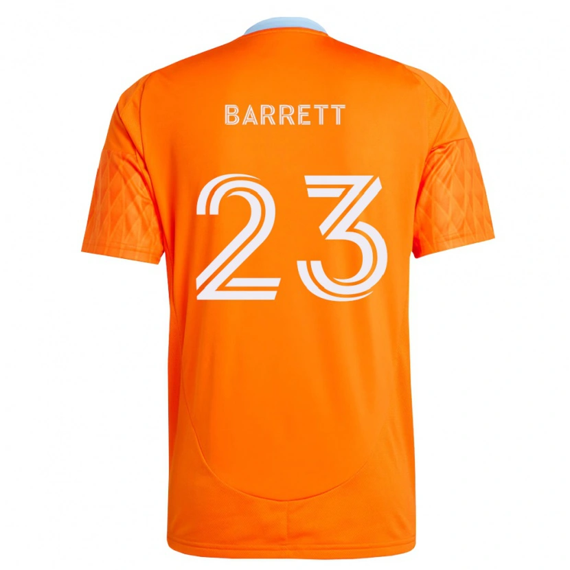 Danxen Dámské Daniel Barrett #23 Oranžová Bílá Domů Hráčské Dresy 2026/27 Dres