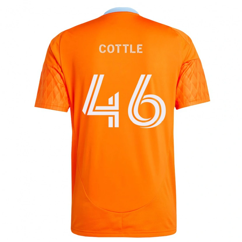 Danxen Dámské Tristan Cottle #46 Oranžová Bílá Domů Hráčské Dresy 2026/27 Dres