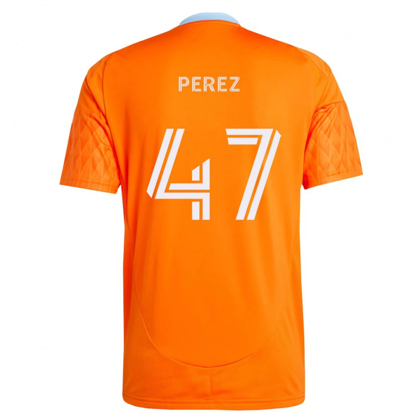Danxen Dámské Jaizhiño Perez #47 Oranžová Bílá Domů Hráčské Dresy 2026/27 Dres