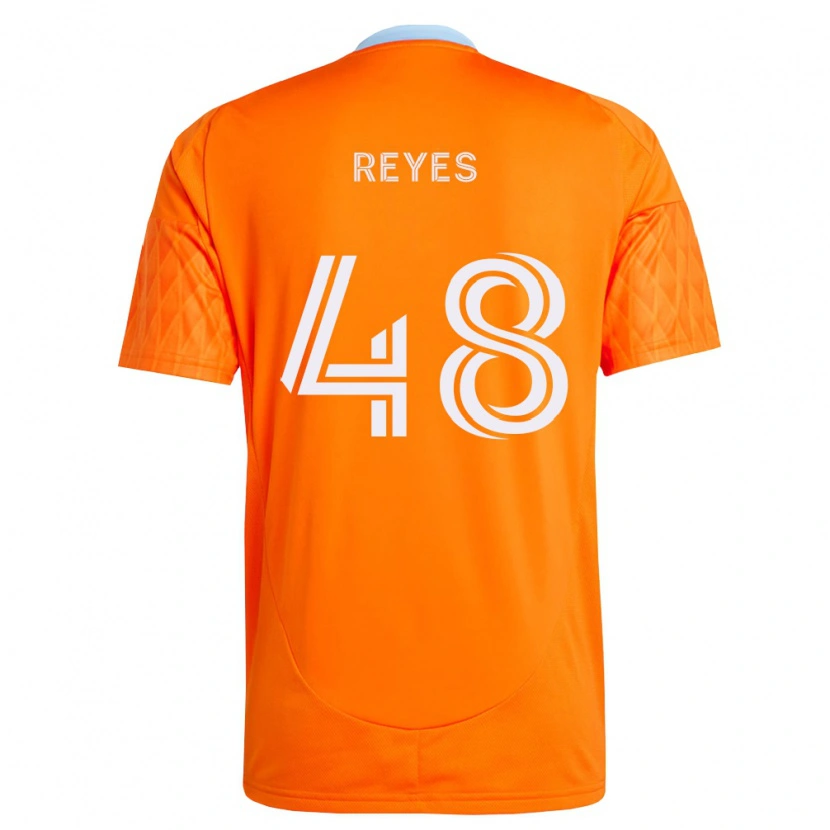 Danxen Dámské Dylan Reyes #48 Oranžová Bílá Domů Hráčské Dresy 2026/27 Dres