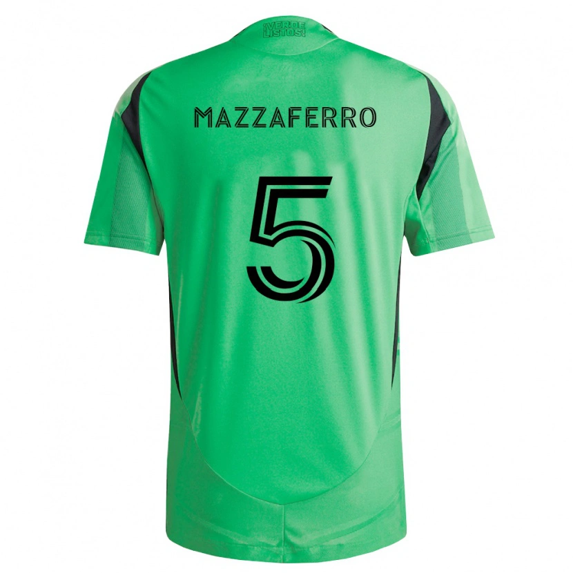 Danxen Dámské Salvatore Mazzaferro #5 Smaragdově Zelená Černá Domů Hráčské Dresy 2026/27 Dres