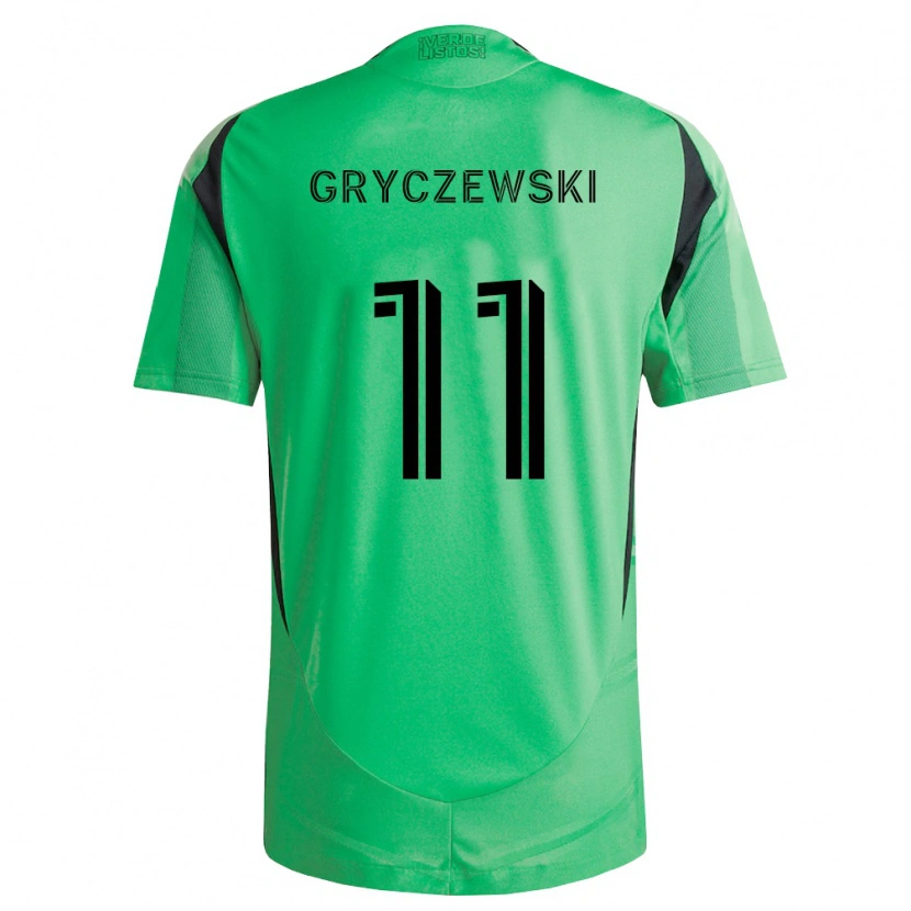 Danxen Dámské Patrick Gryczewski #11 Smaragdově Zelená Černá Domů Hráčské Dresy 2026/27 Dres