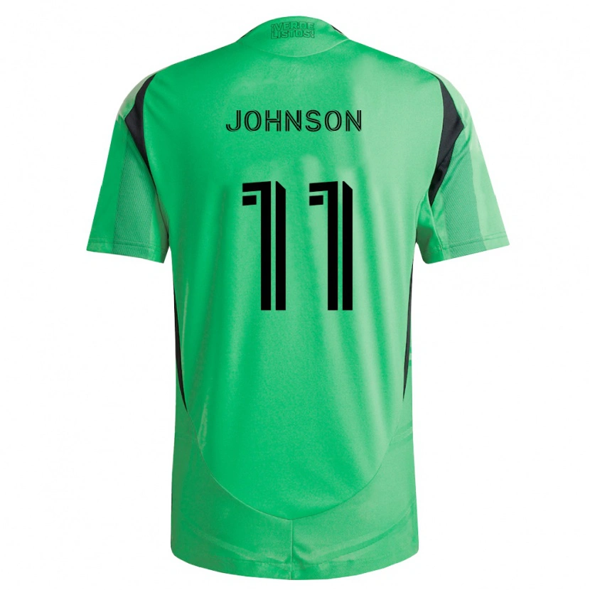 Danxen Dámské Emmanuel Johnson #11 Smaragdově Zelená Černá Domů Hráčské Dresy 2026/27 Dres